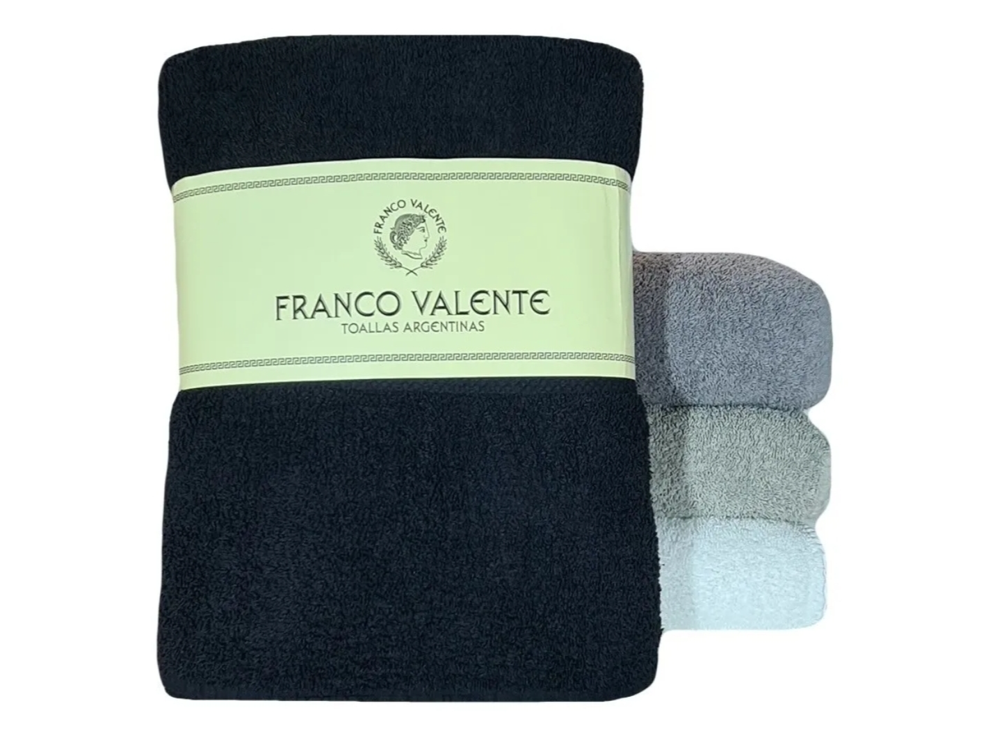 JF-JUEGO DE TOALLON + TOALLA FRANCO VALENTE