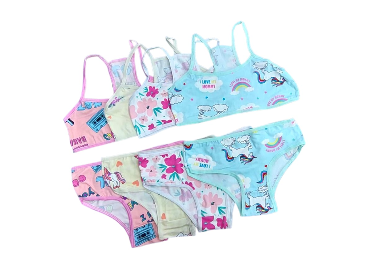 100E-CONJUNTITO DE NENA ESTAMPADO