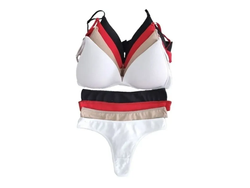 14TO-CONJUNTO TRIANGULO SOFT ALGODÓN OFERTA X 3