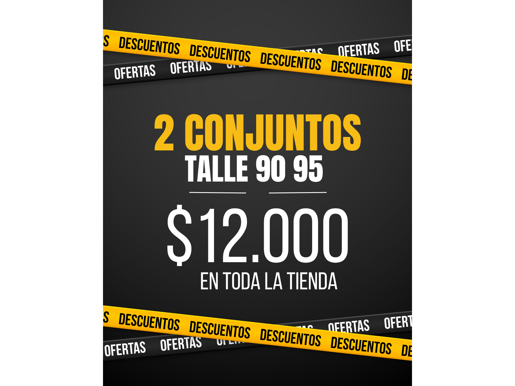 CONJUNTAZO - CONJUNTOS X2 T.90 Y T.95