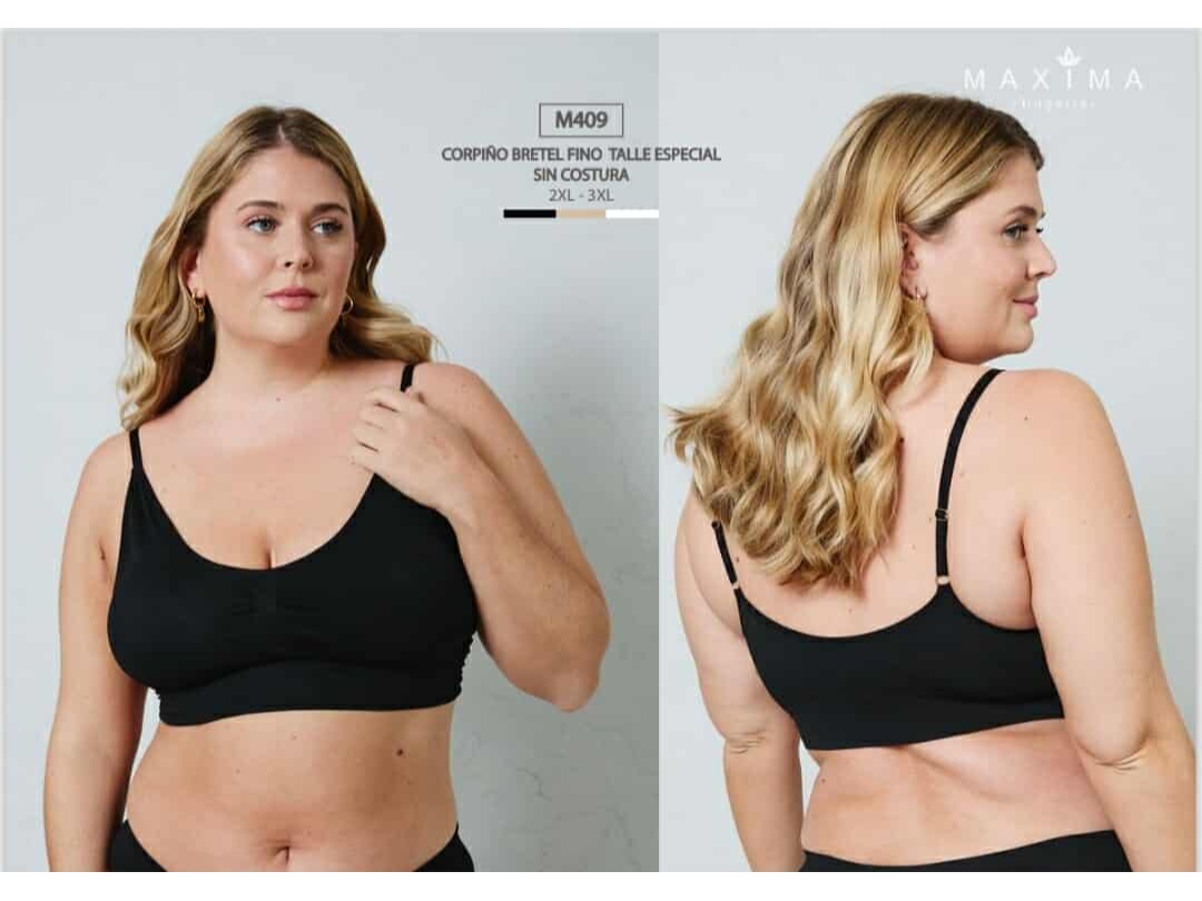M409-CORPIÑO SIN COSTURA BRETEL FINO ESPECIAL