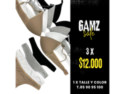 PACK X 3 CONJUNTOS TRIANGULO SOFT ALGODÓN OFERTA