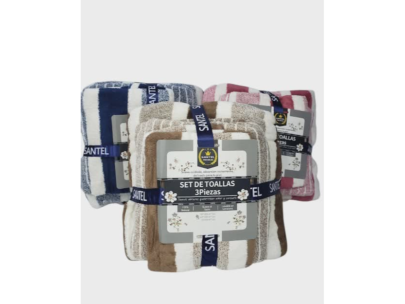 J3-SET X 3 TOALLAS