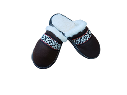 830-PANTUFLAS HOMBRE PAMPA CORDERITO