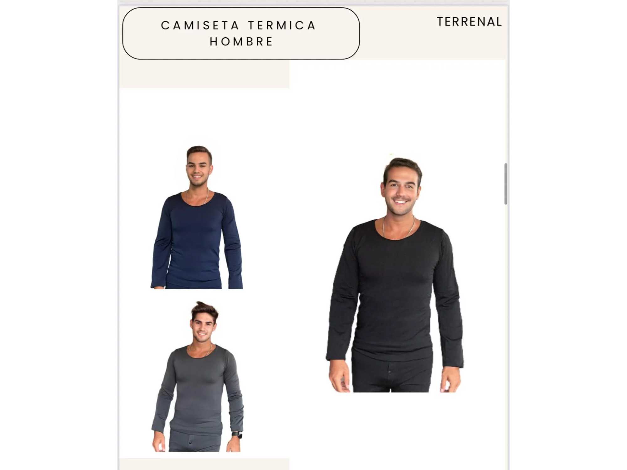 CTH-CAMISETA TERMICA HOMBRE TERRENAL