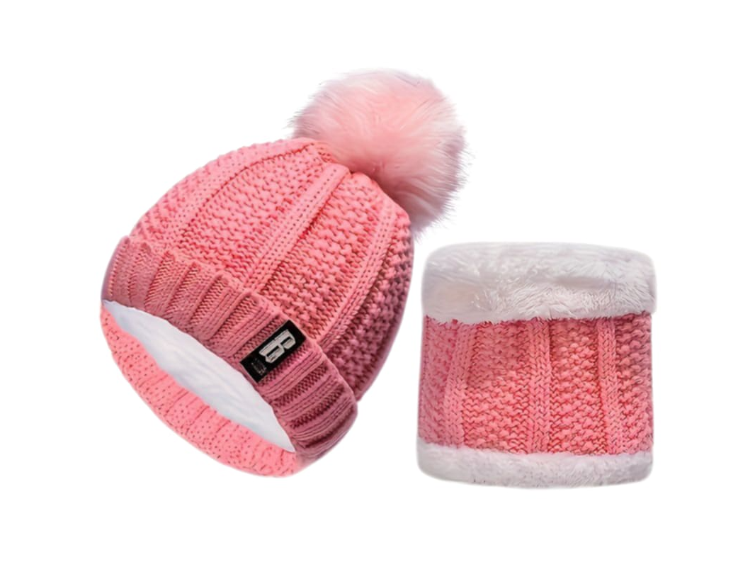 GC-GORRO LANA DAMA PIEL + CUELLO