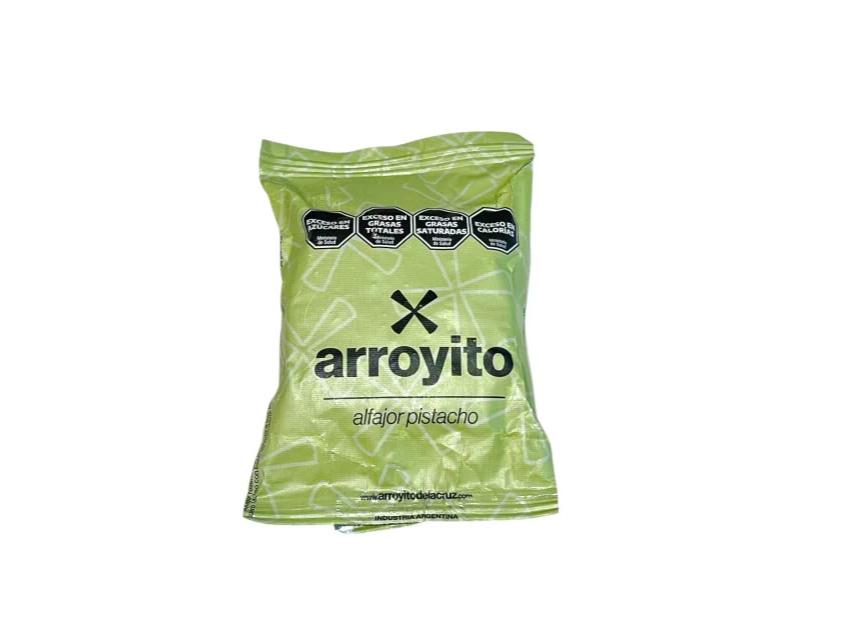 Alfajor chocolate blanco PISTACHO