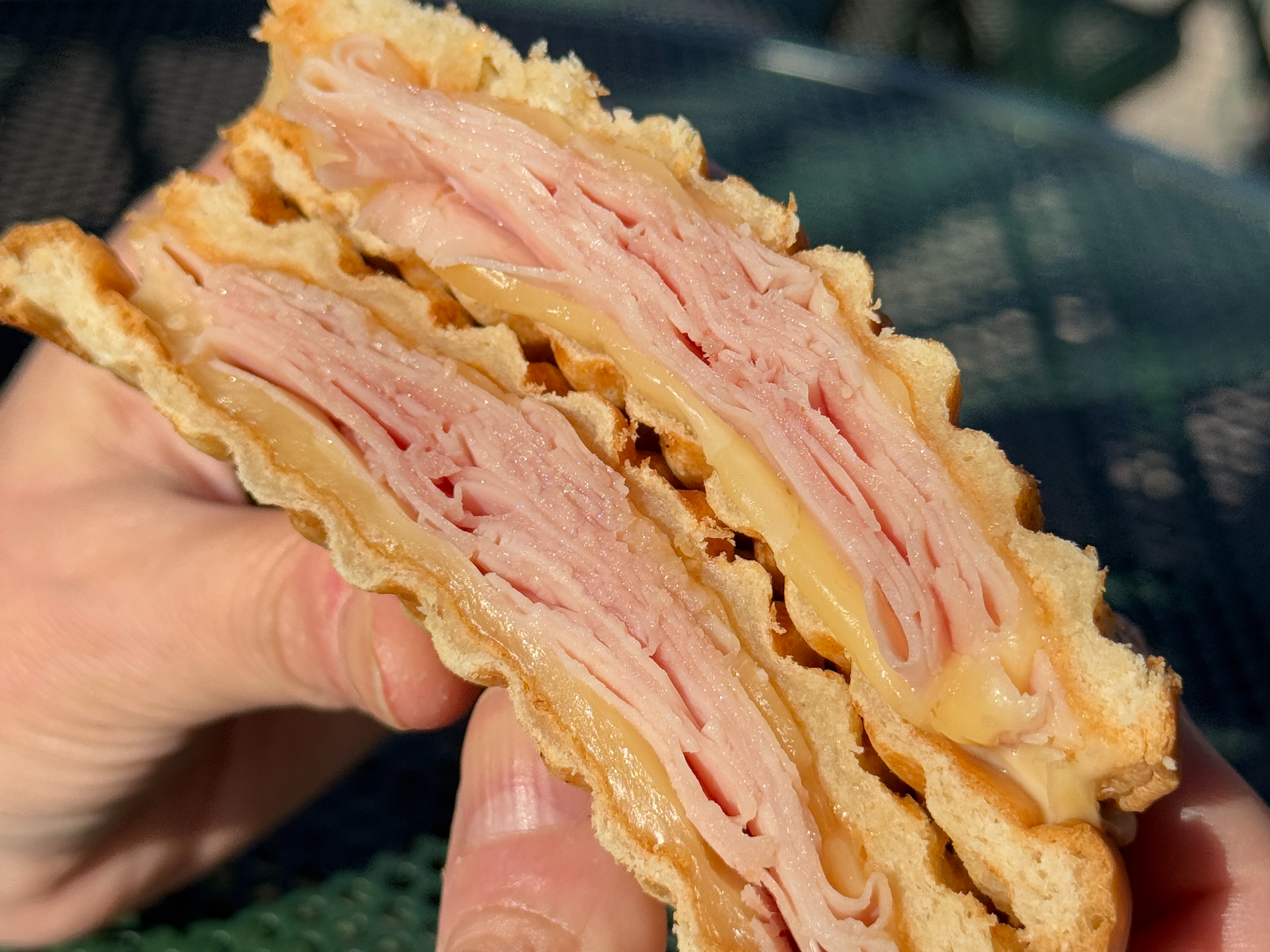 Prensado de  Jamon y Queso