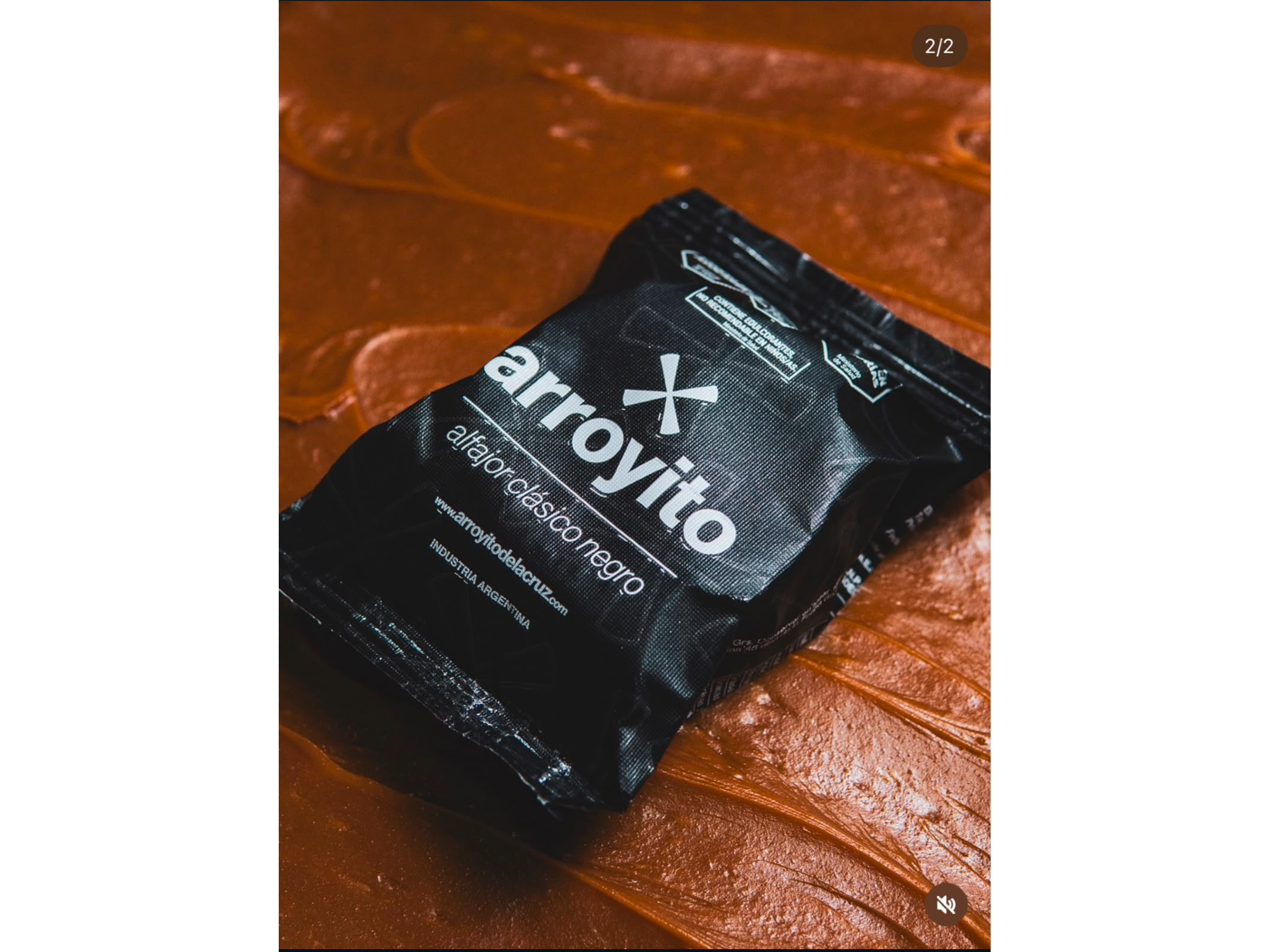 Alfajor clasico negro