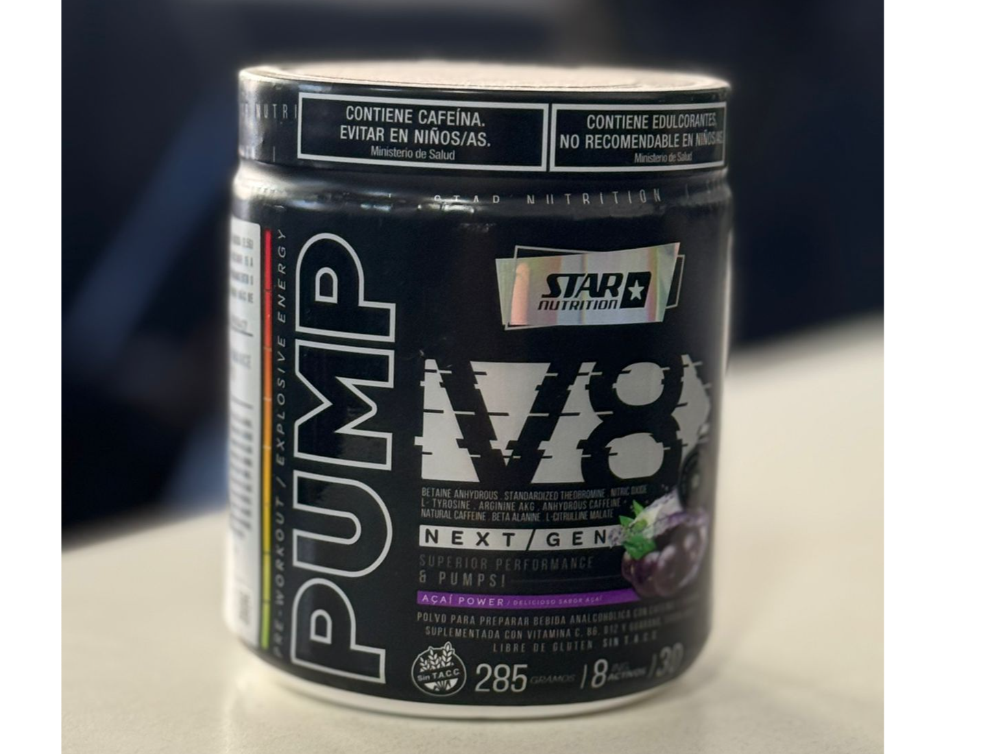 PUMP V8 285G - STAR NUTRITION de GRIND SUPLEMENTOS