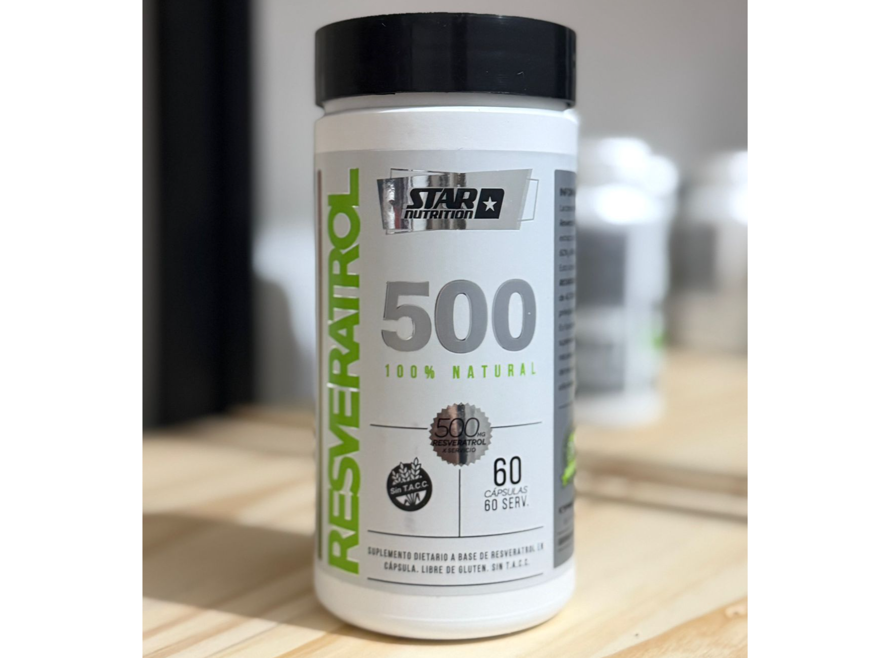 RESVERATROL 500 - 60CAPS - STAR NUTRITION