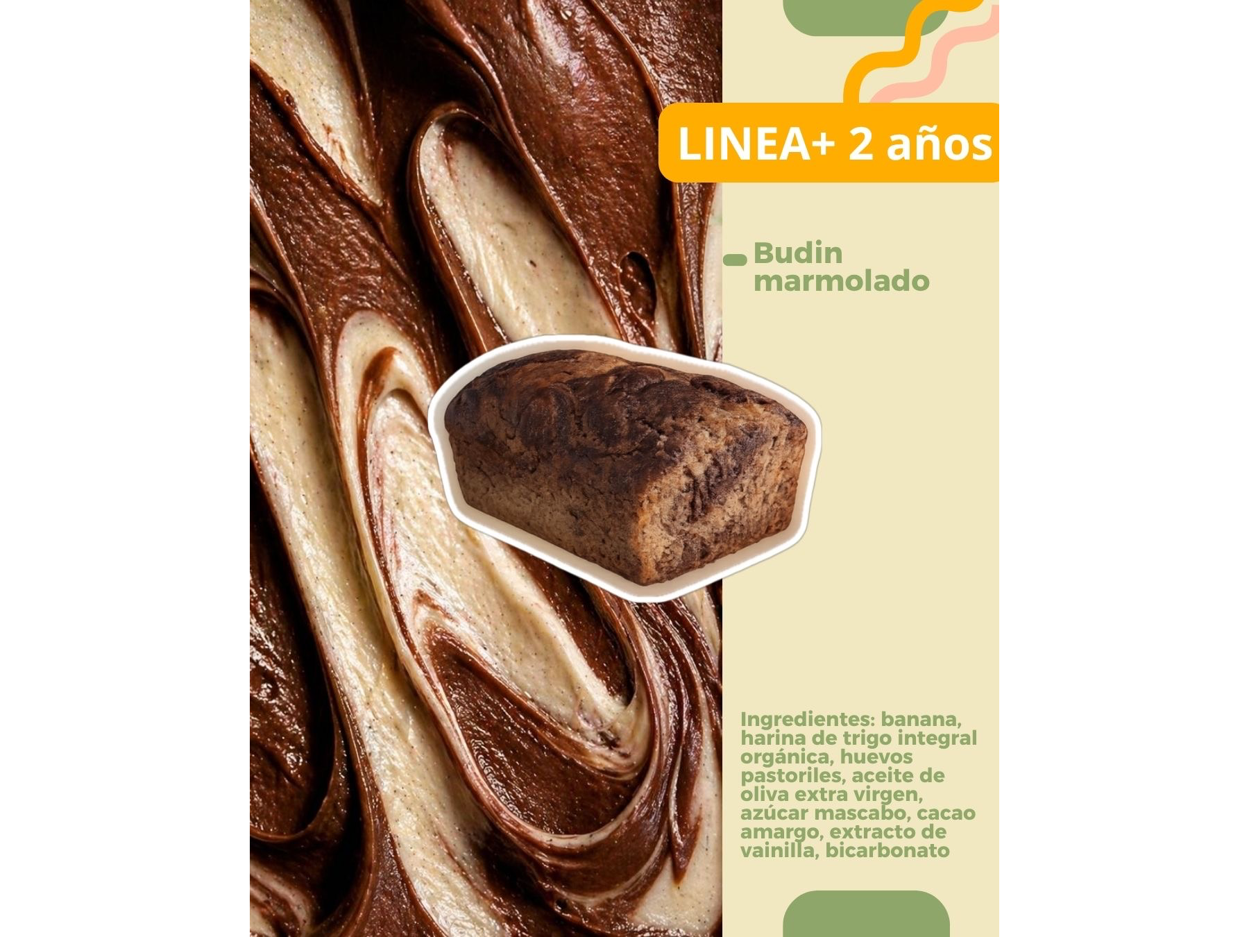 Budín marmolado +2