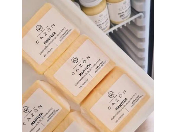 Manteca Elaborada con leche de vaca Jersey