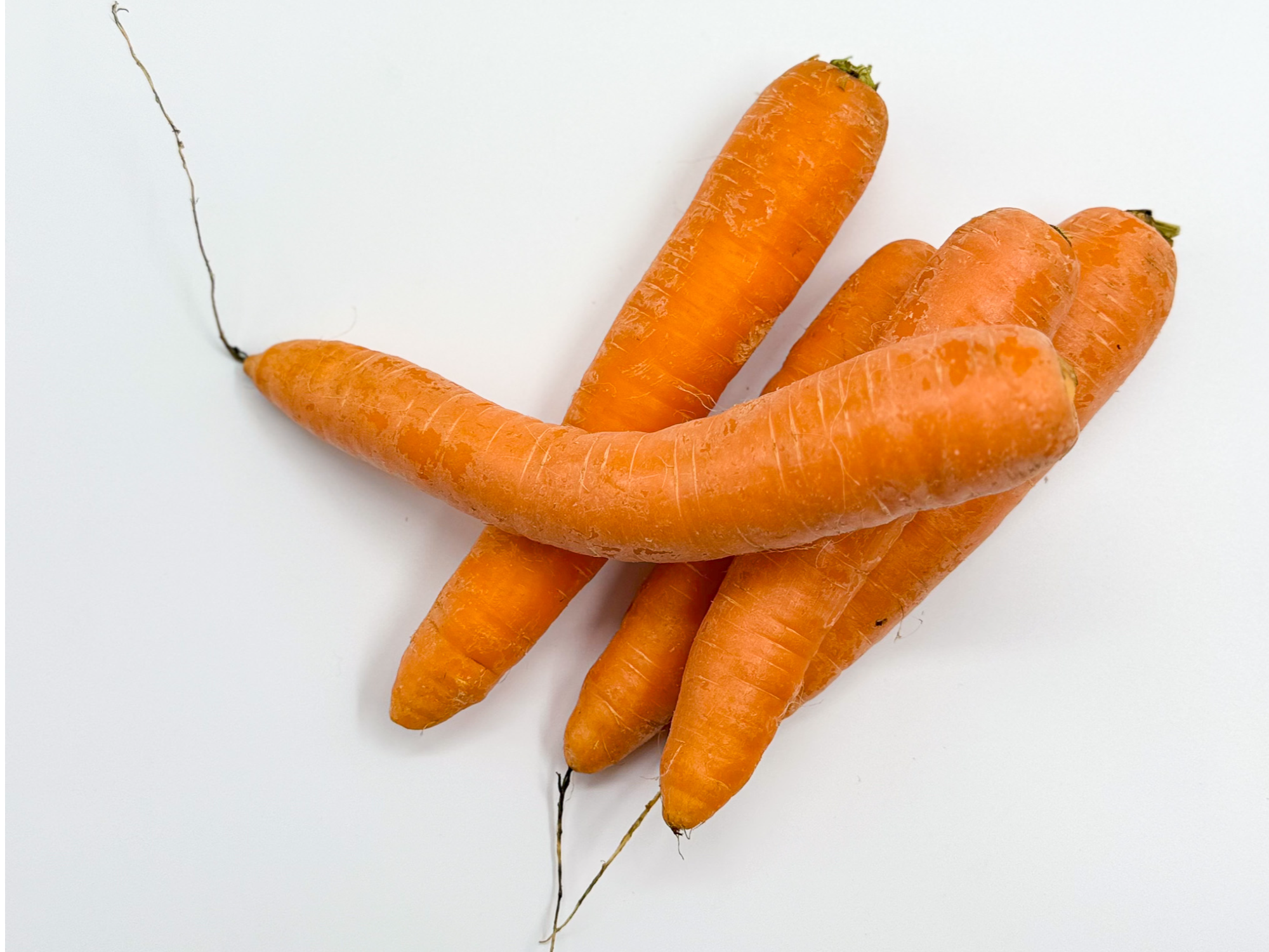 Zanahorias sin hoja