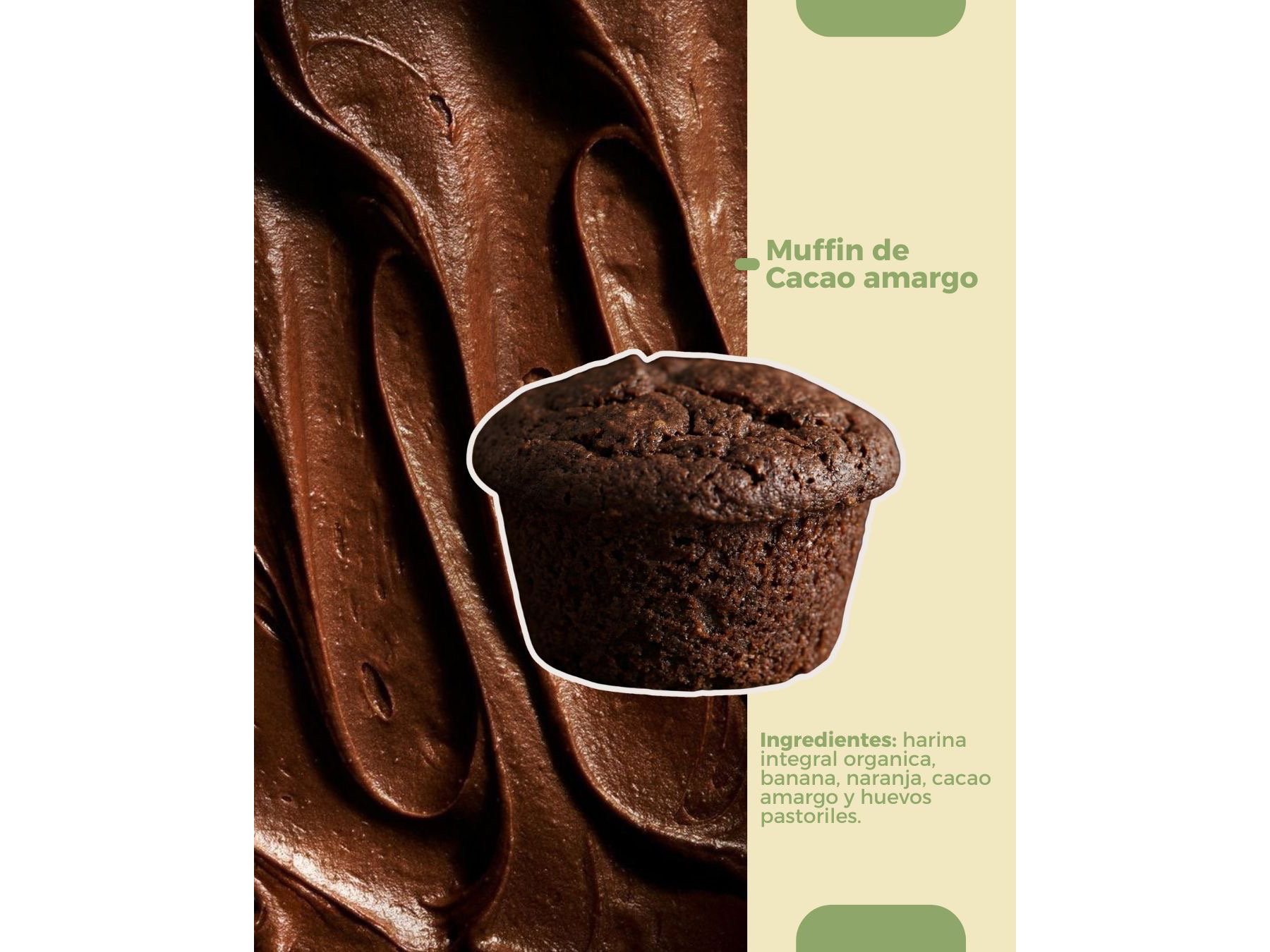 Muffin cacao y banana