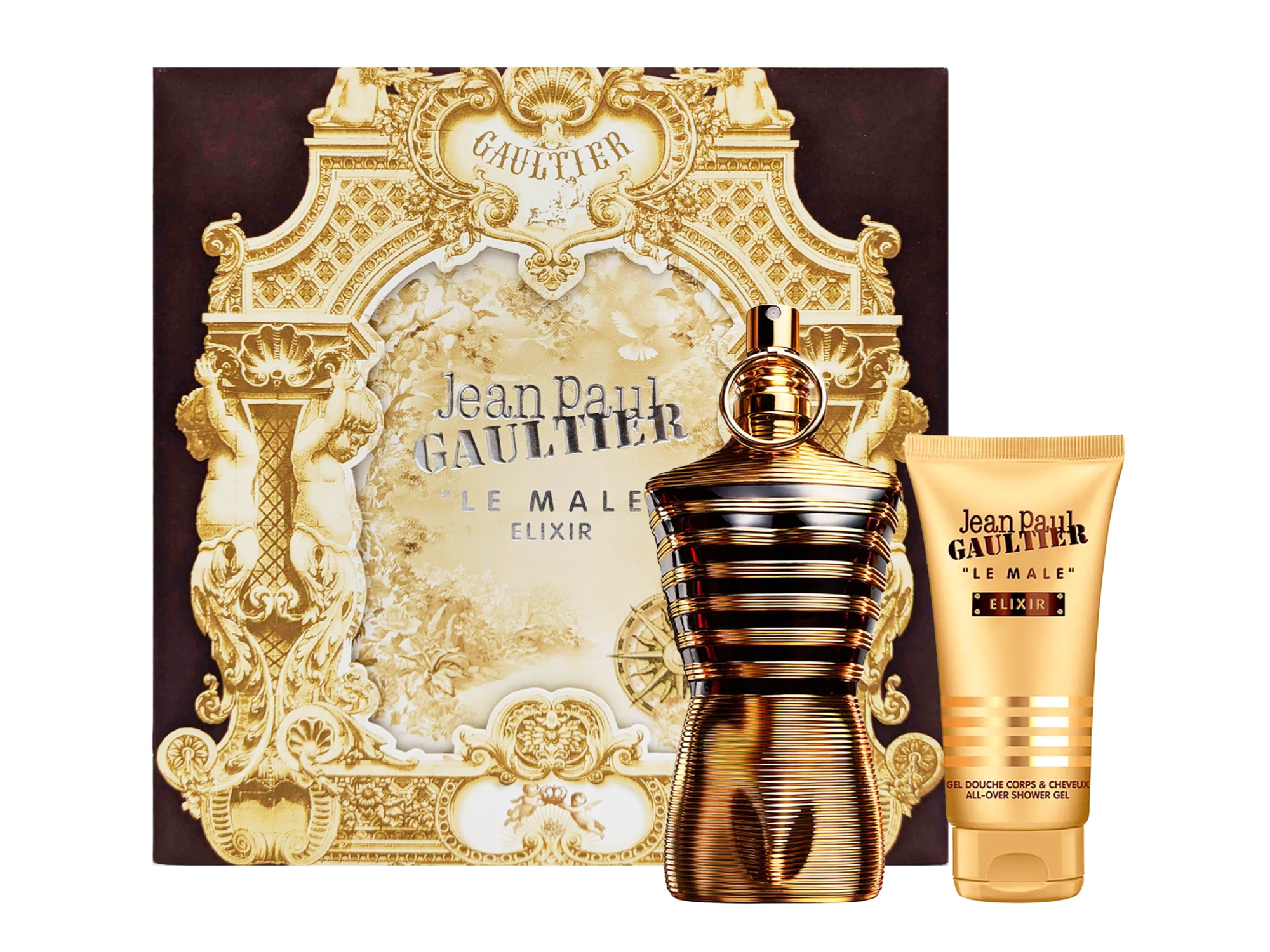 Kit Le Male Elixir Parfum 125 ml + Shower Gel 75 ml