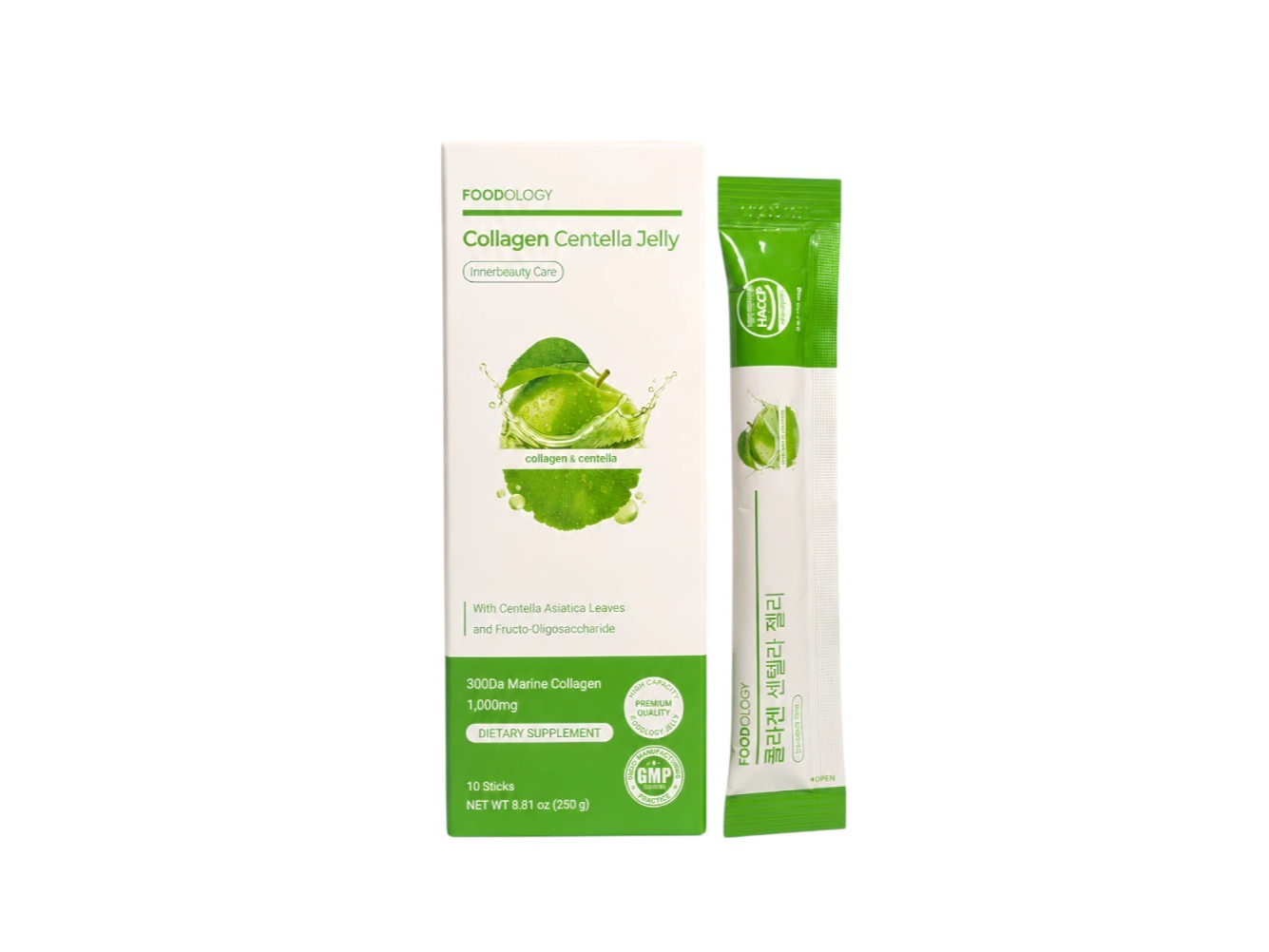 Coleology Collagen Centella Jelly 10 Sobres ( Manzana )