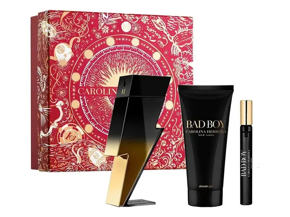 Kit Bad Boy Extreme EDP 100ml + Shower Gel + EDP 10ml