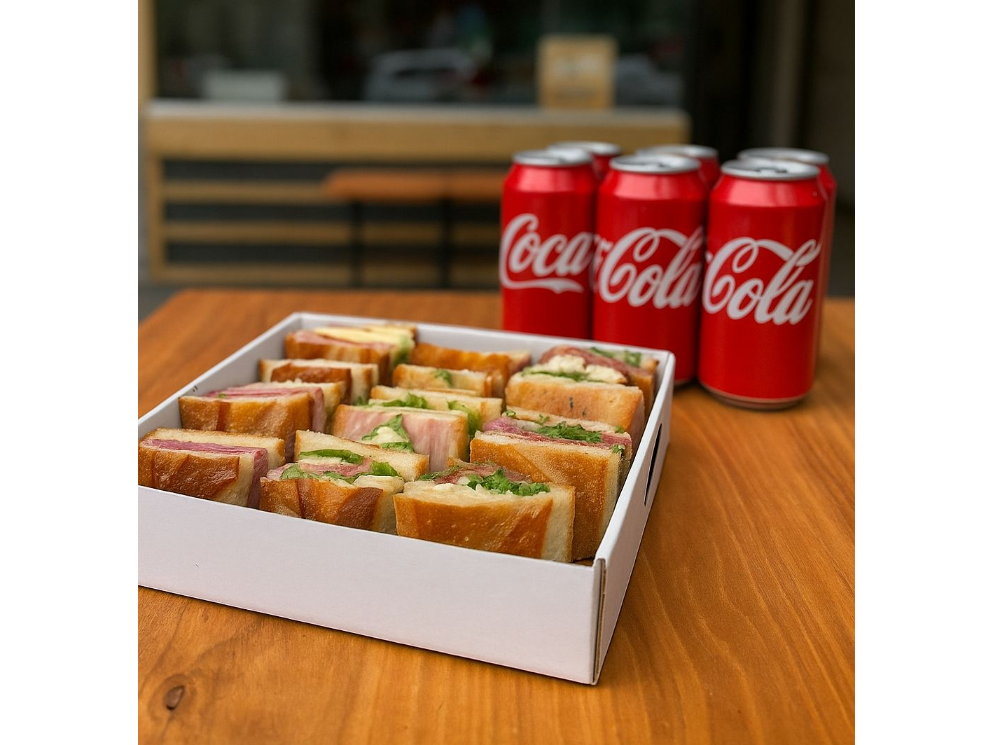 Box degustacion + 6 Latas de gaseosa