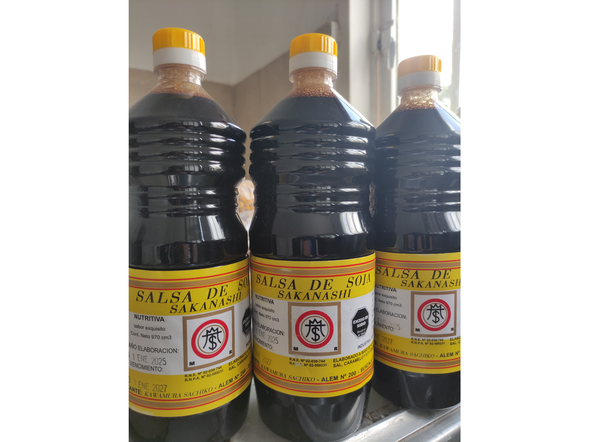 Salsa de soja sakanashi