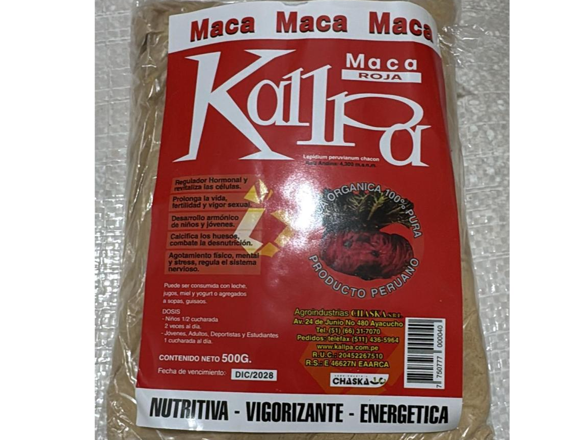 Maca Roja x 500 g