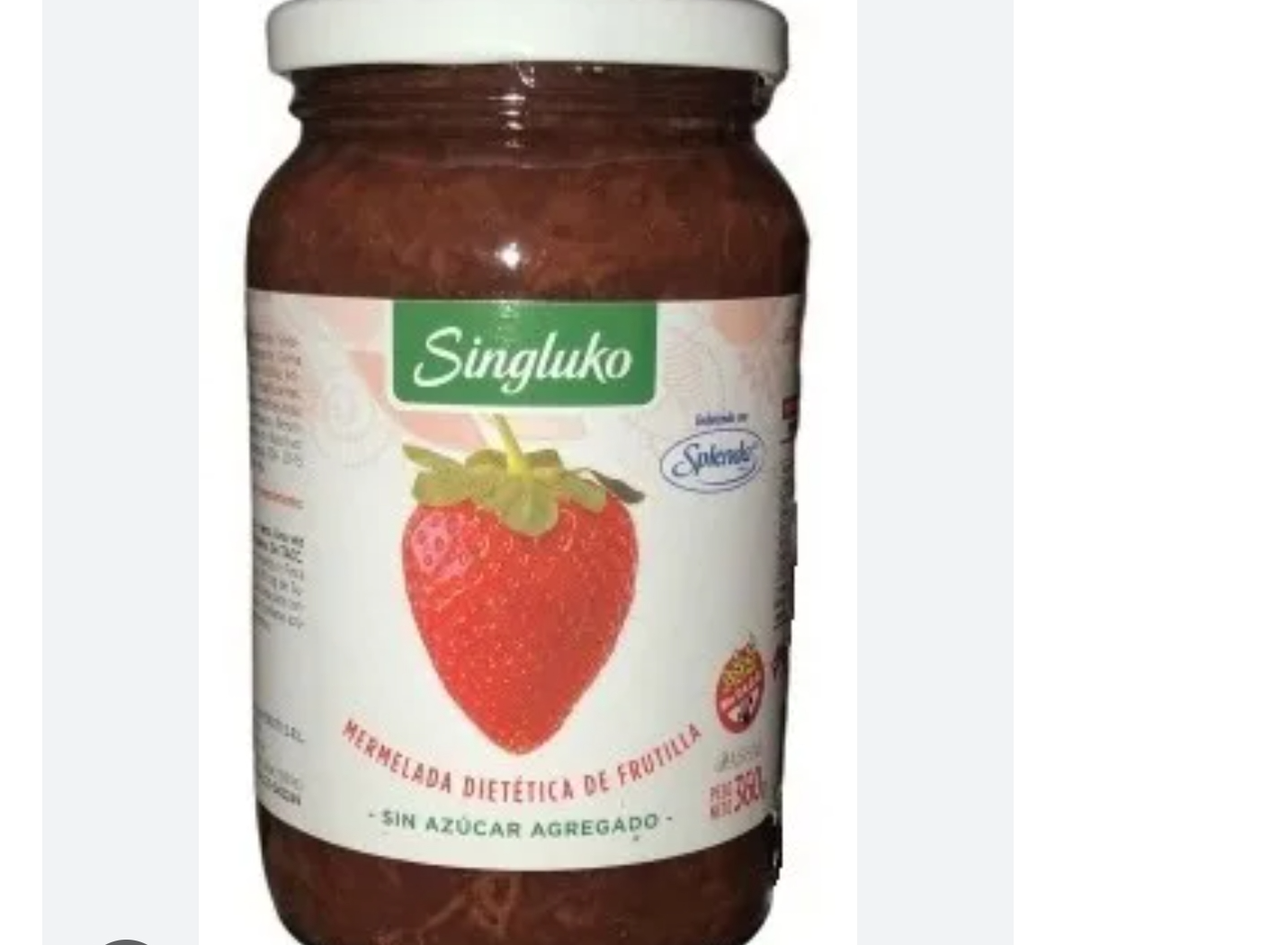 Mermelada Frutilla SINGLUKO