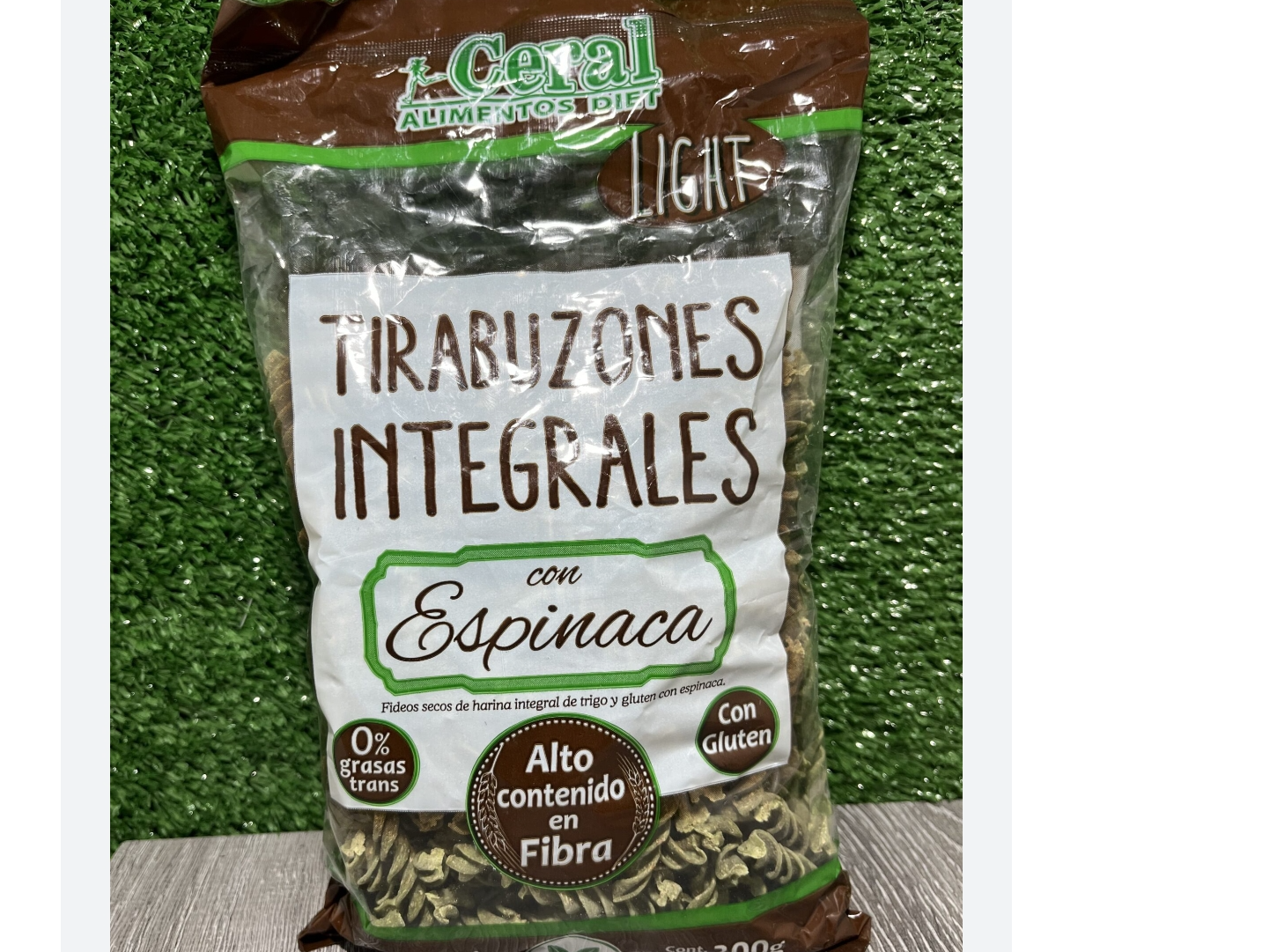 Tirabuzones integrales de Espinaca