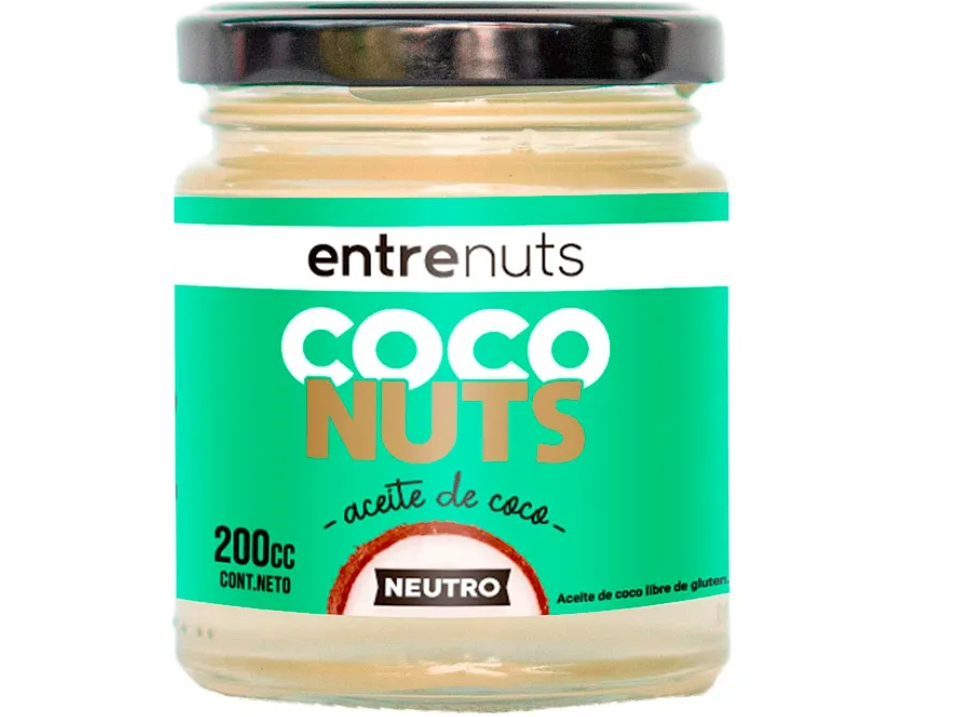 Entrenuts aceite de coco NEUTRO 200cc