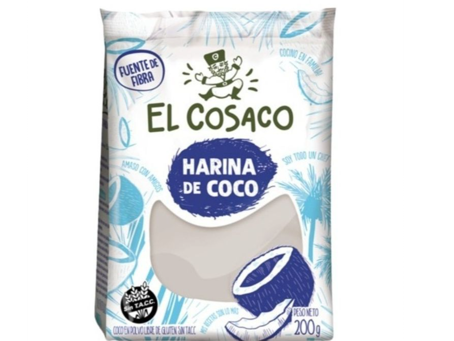 Harina de coco el cosaco sin tacc