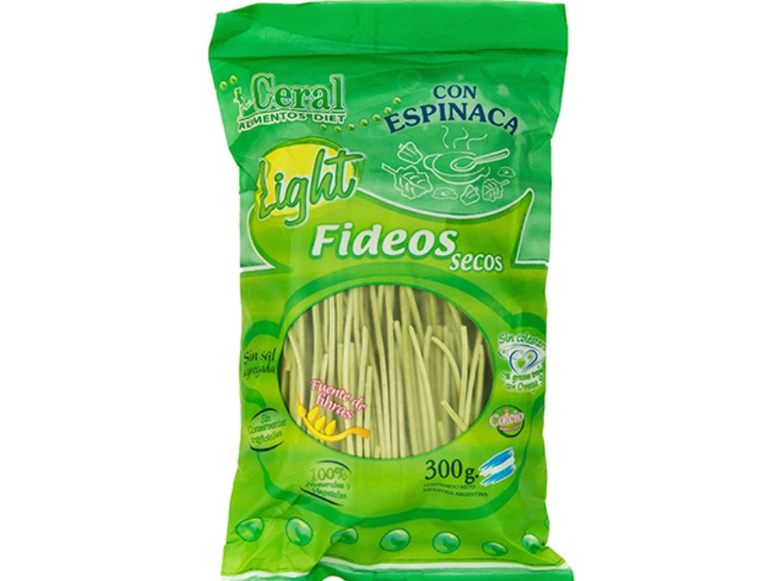 Fideos de Espinaca Light x 300g