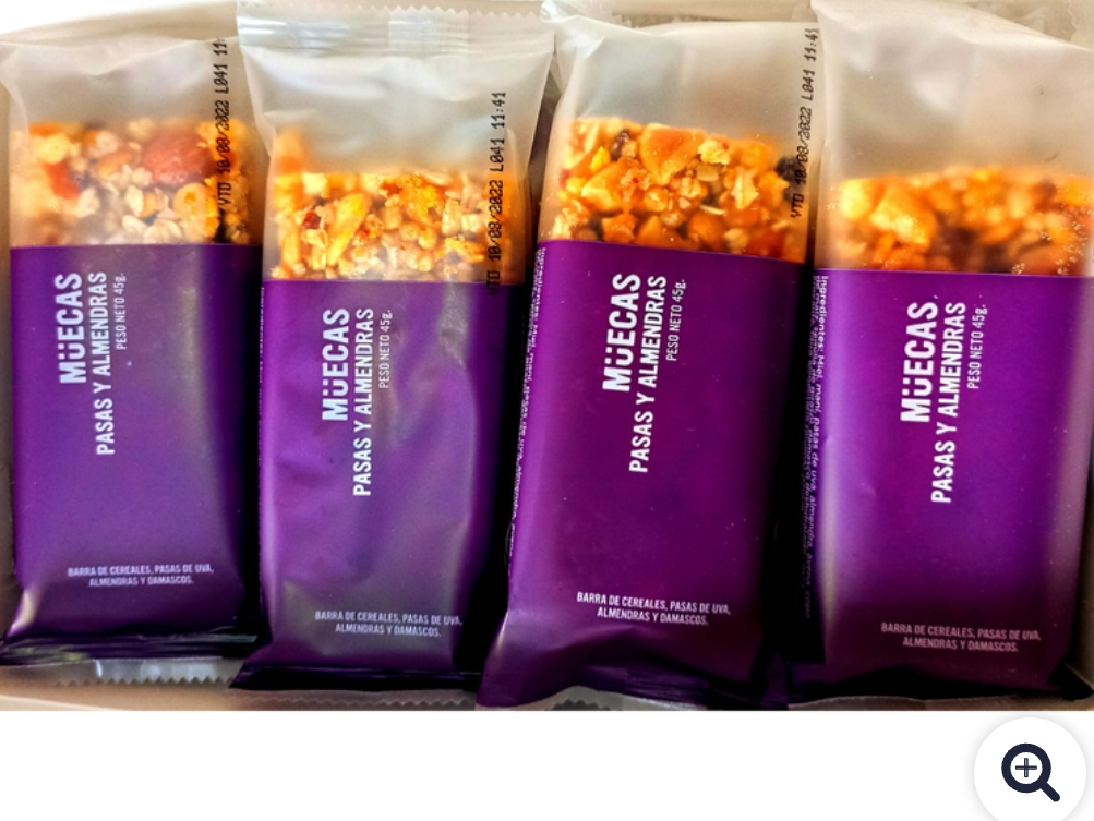 MUECAS pasas y almendras x 16 unidades