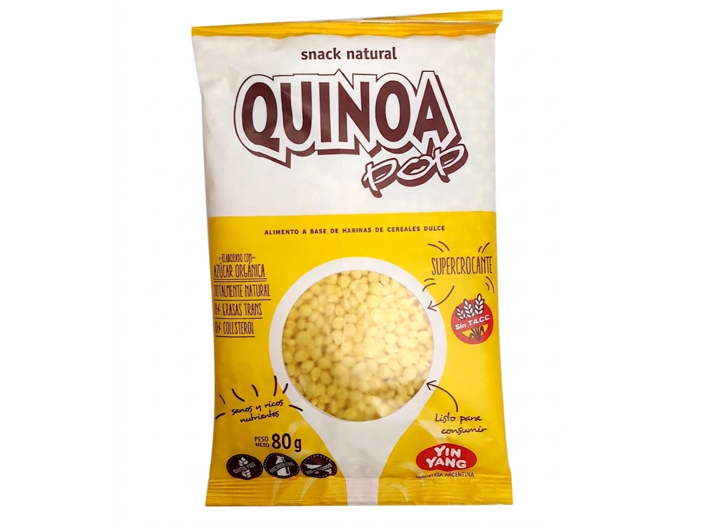 Quinoa Pop x80gr Yin Yan