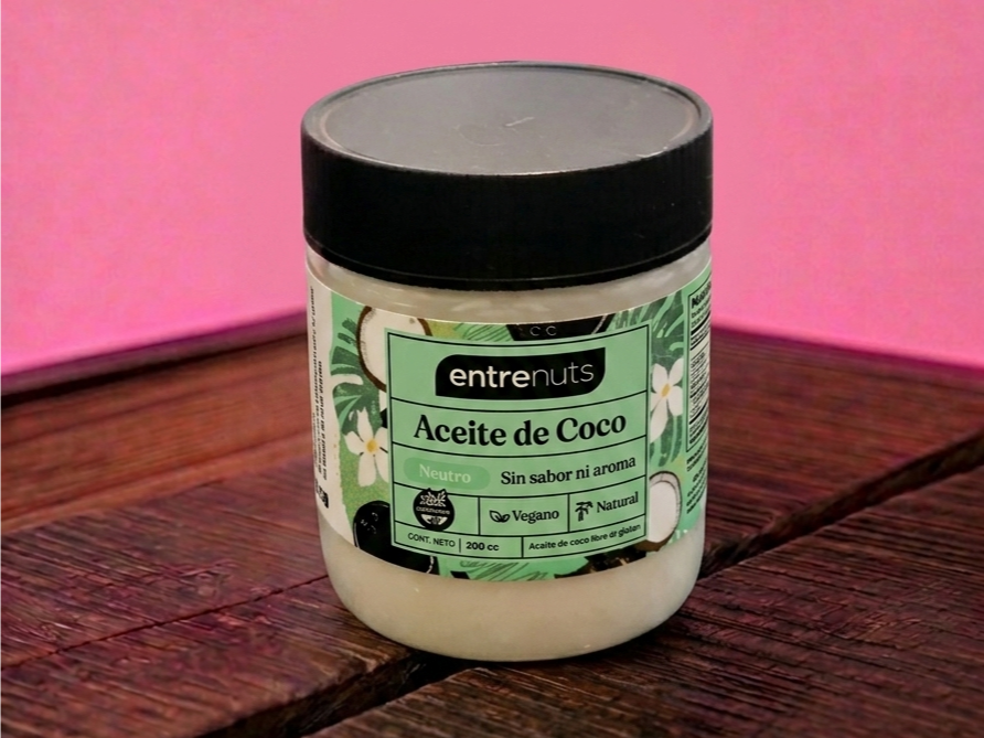 Aceite de coco neutro entrenuts 200 cc