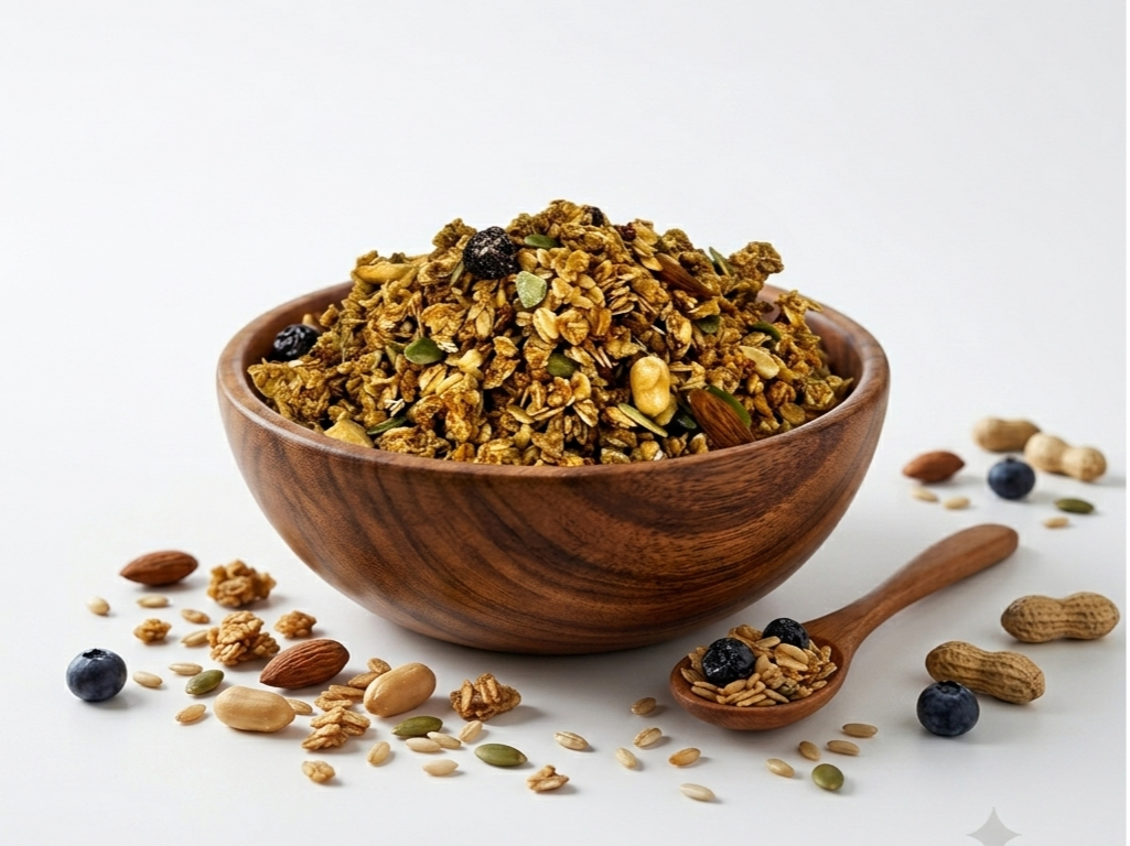 Granola proteica
