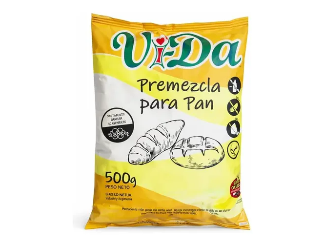Pre Mezcla Para Pan x500gr de Vida
