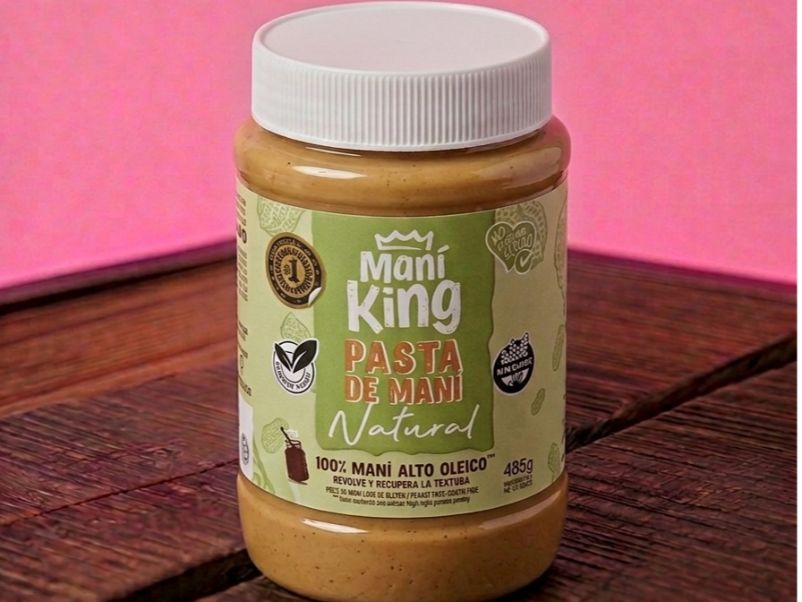 Pasta de mani natural 485 gr King