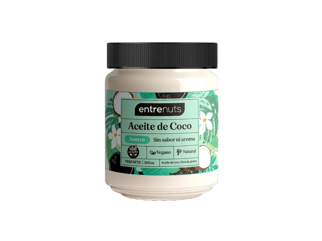Aceite de coco neutro entrenuts 200 cc