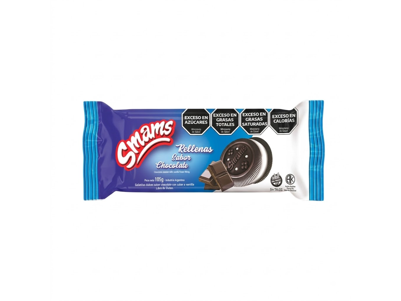 Galletas Rellenas Sabor Chocolata Smams