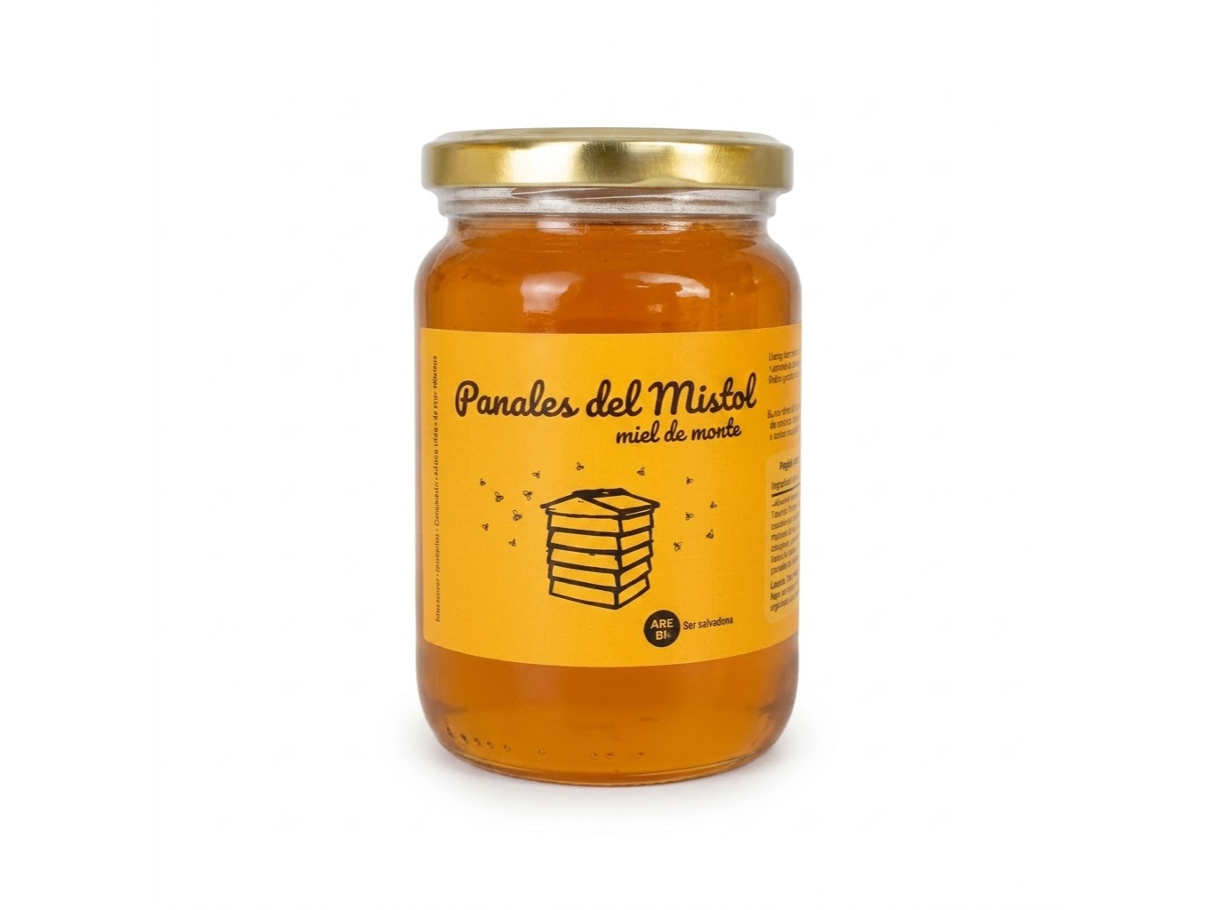 Miel organica  Panales del Mistol 480 gr