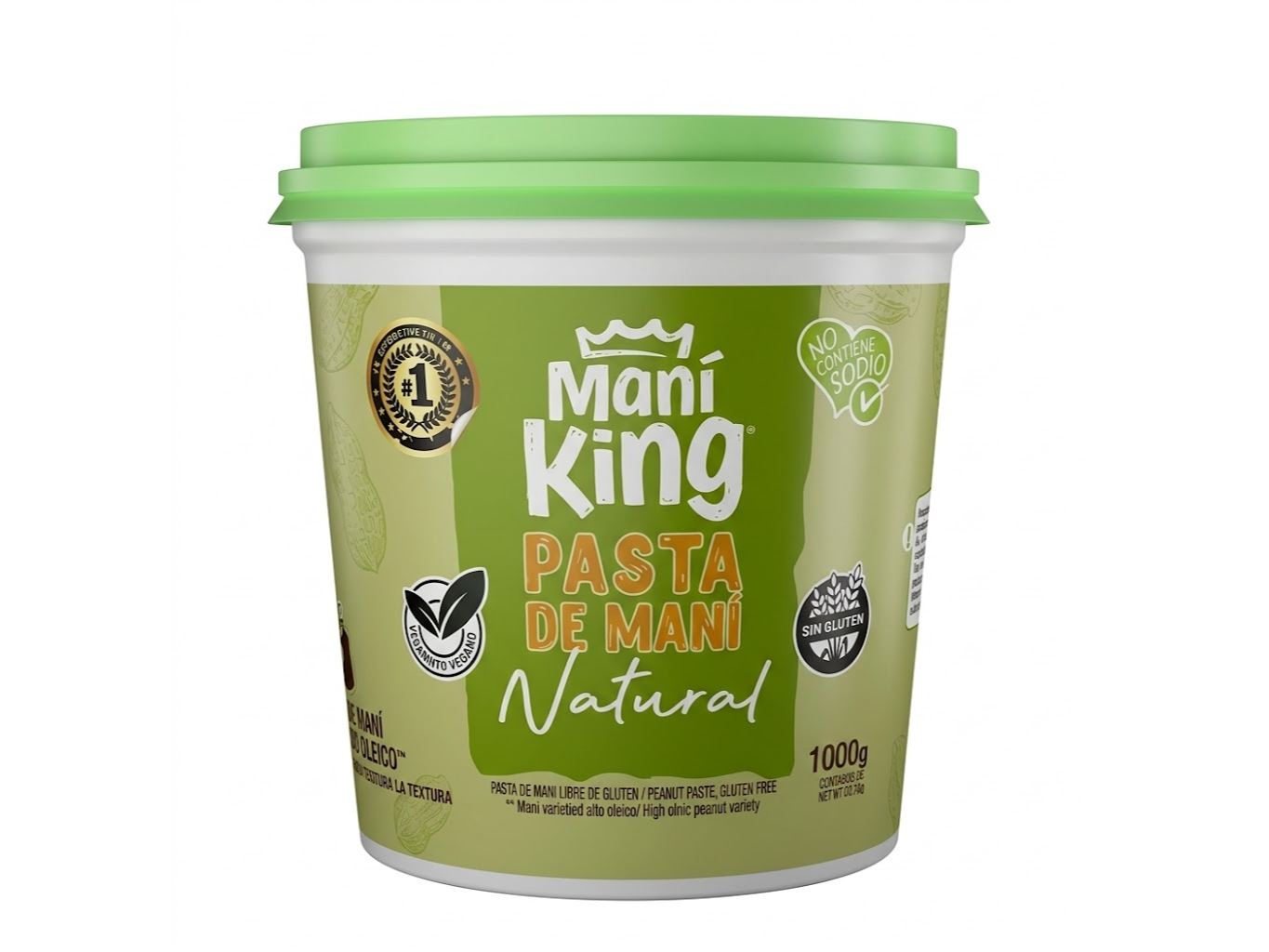 Pasta de mani natural 1 K Mani King