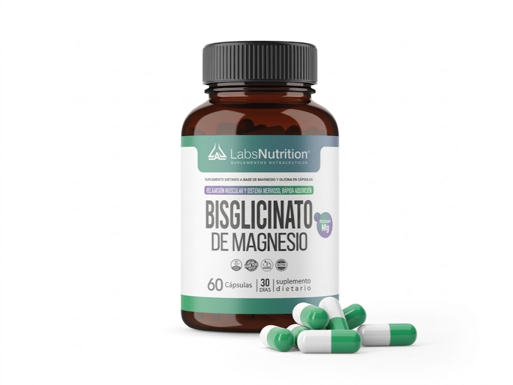 Bisglicinato de magnesio x 60 caps Labs Nutrition