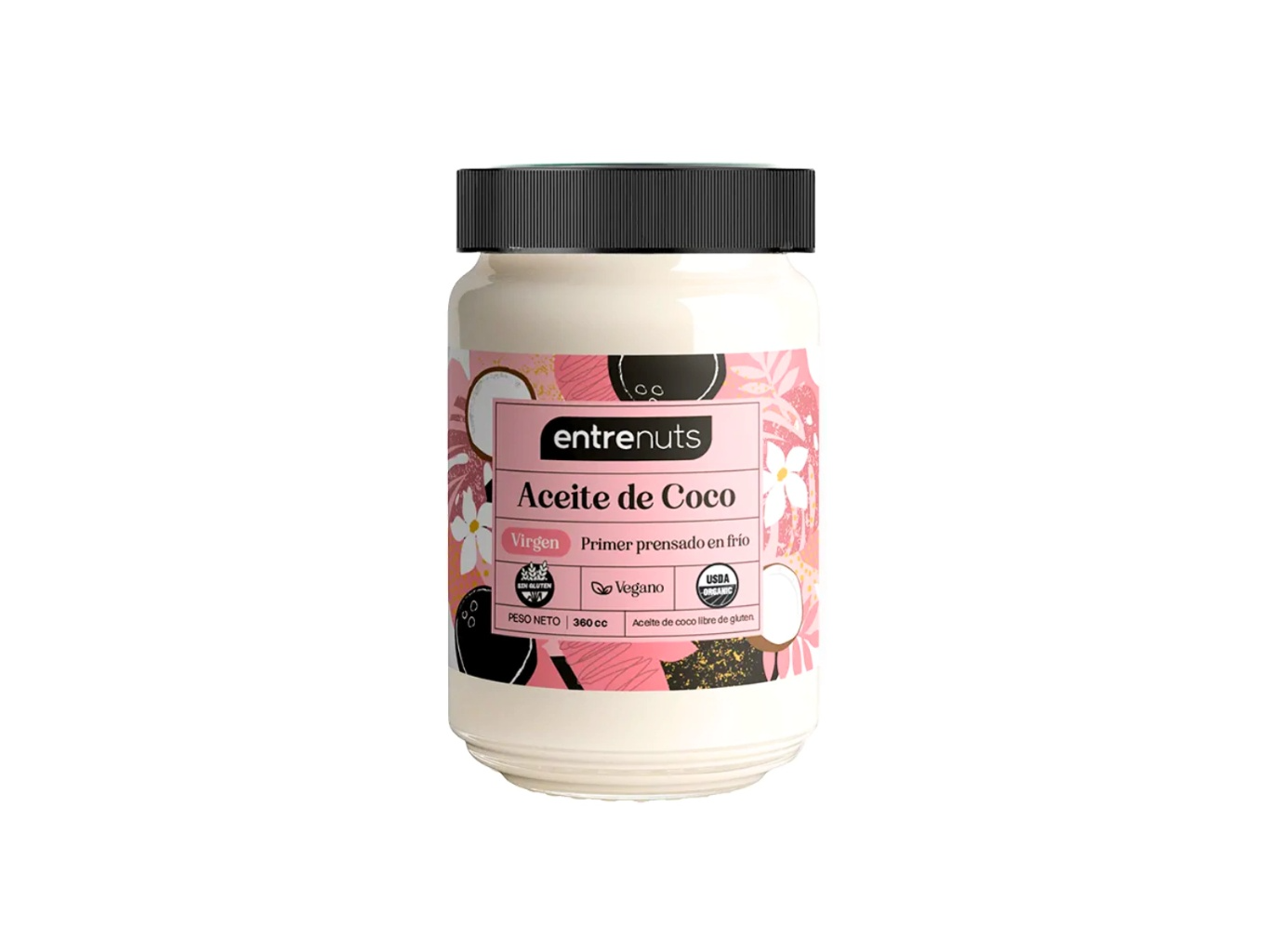 Aceite de coco neutro entrenuts 360 cc