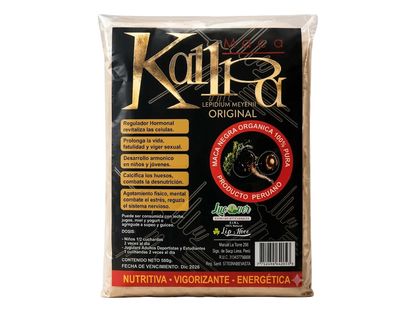 MACA NEGRA PERUANA KALPA  500GR