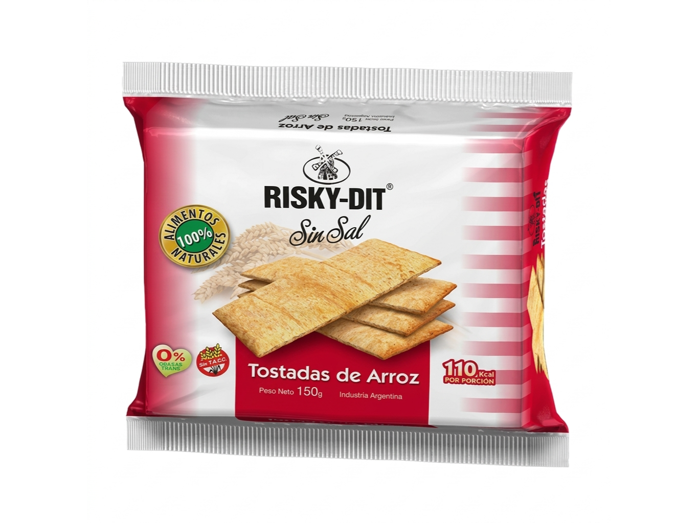 Tostadas de Arroz Sin Sal Risky-Dit