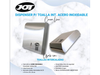 DISPENSER TOALLA ACERO INOX.