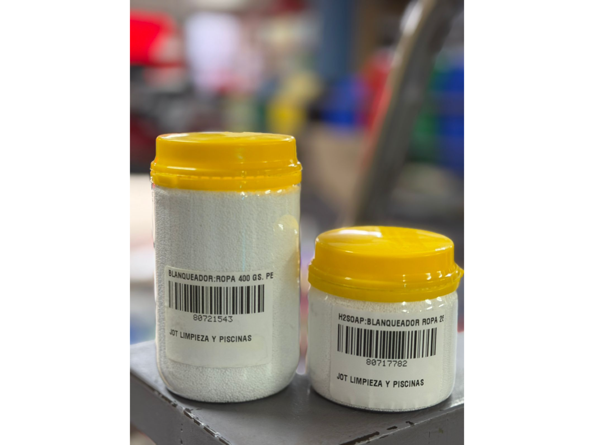 blanqueador de ropa x 250g / 400g.