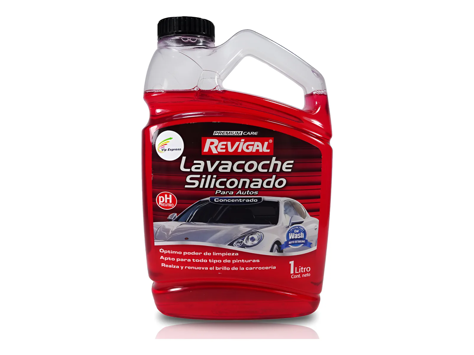 Revigal Lavacoche Siliconado 1L