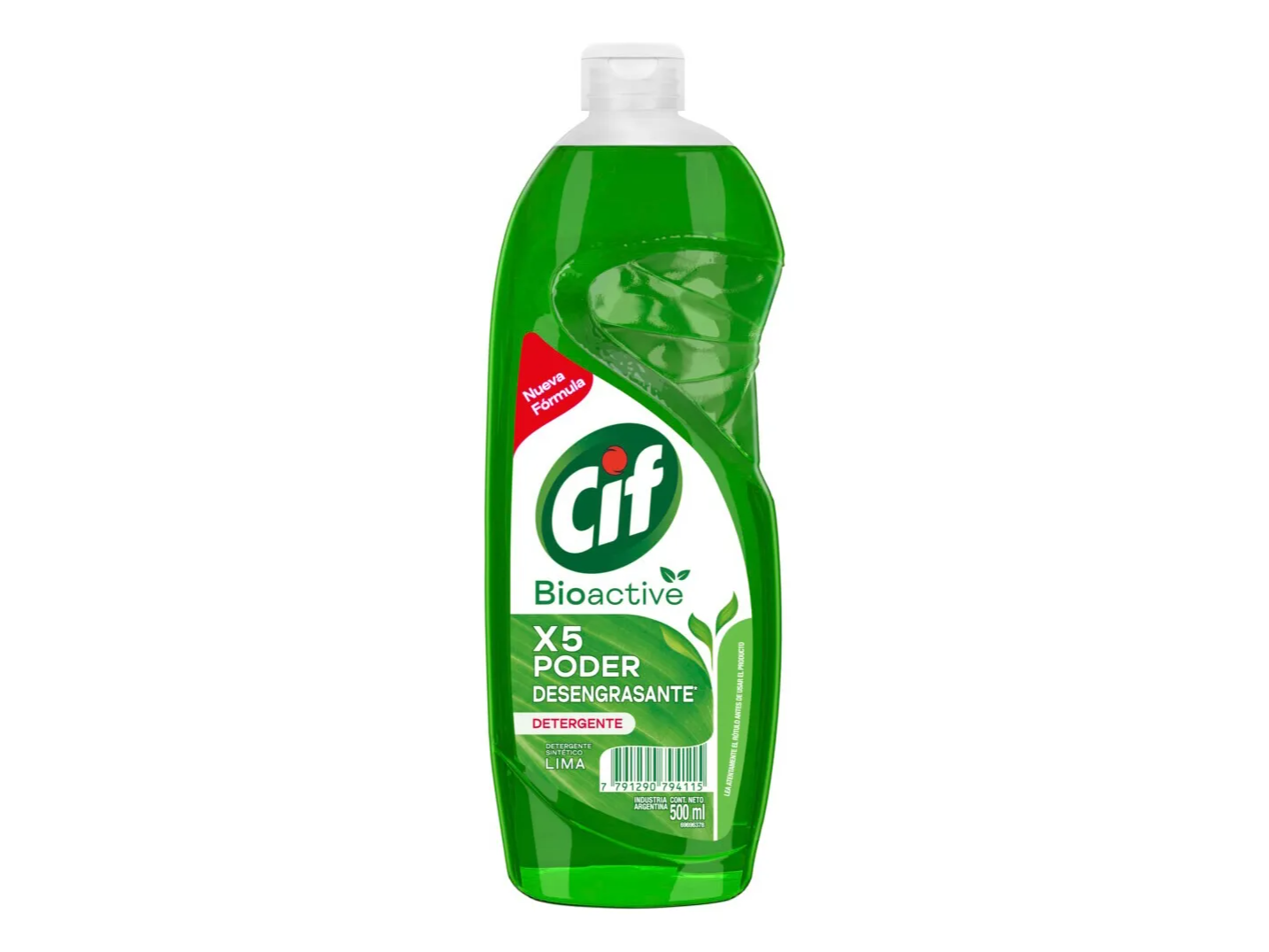 Cif Detergente Bioactive Lima Botella 500ml