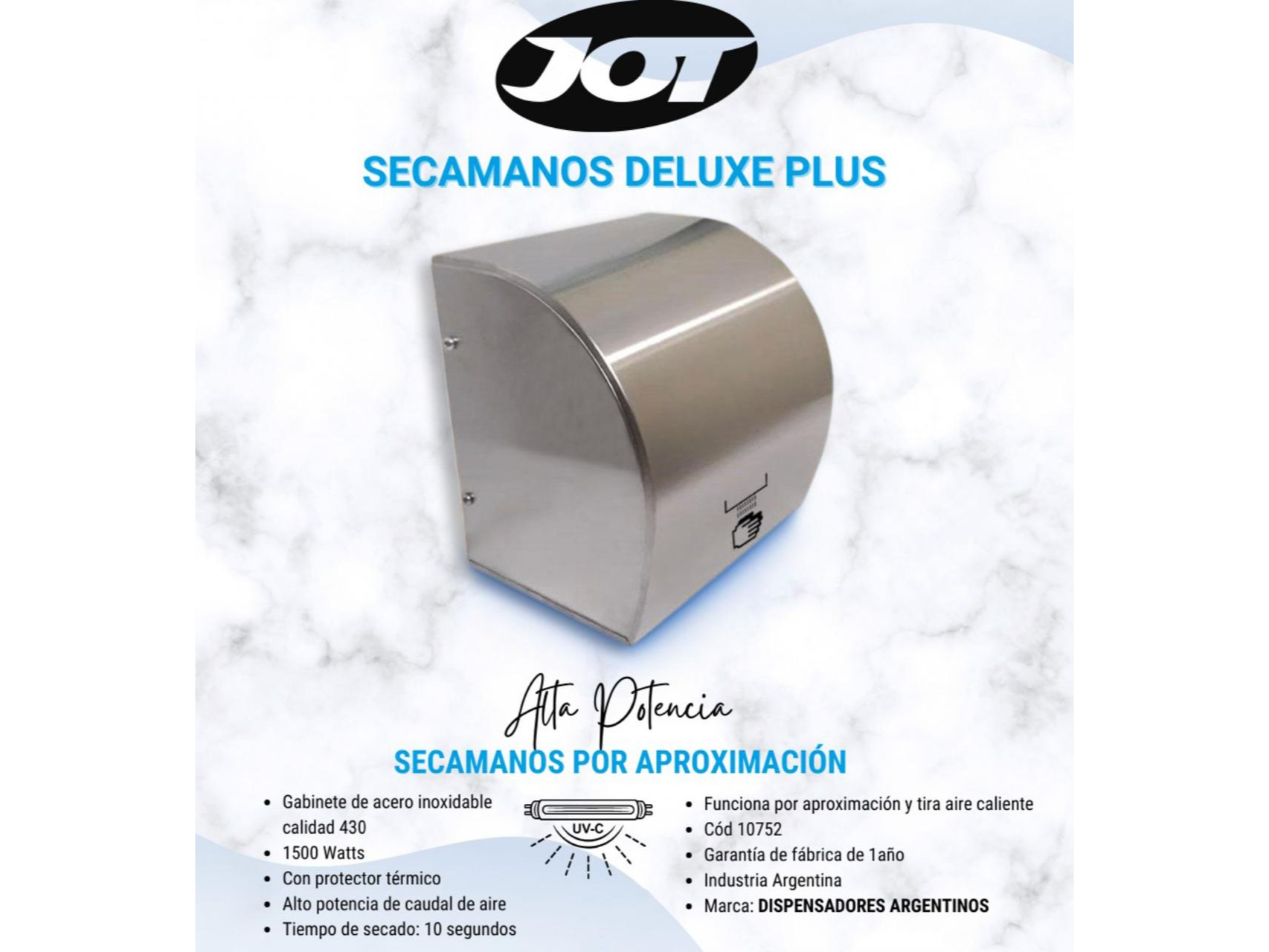 SECAMANO POR APROXIMACION DE ACERO