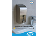 DISPENSER JABON LIQUIDO ACERO INOX.